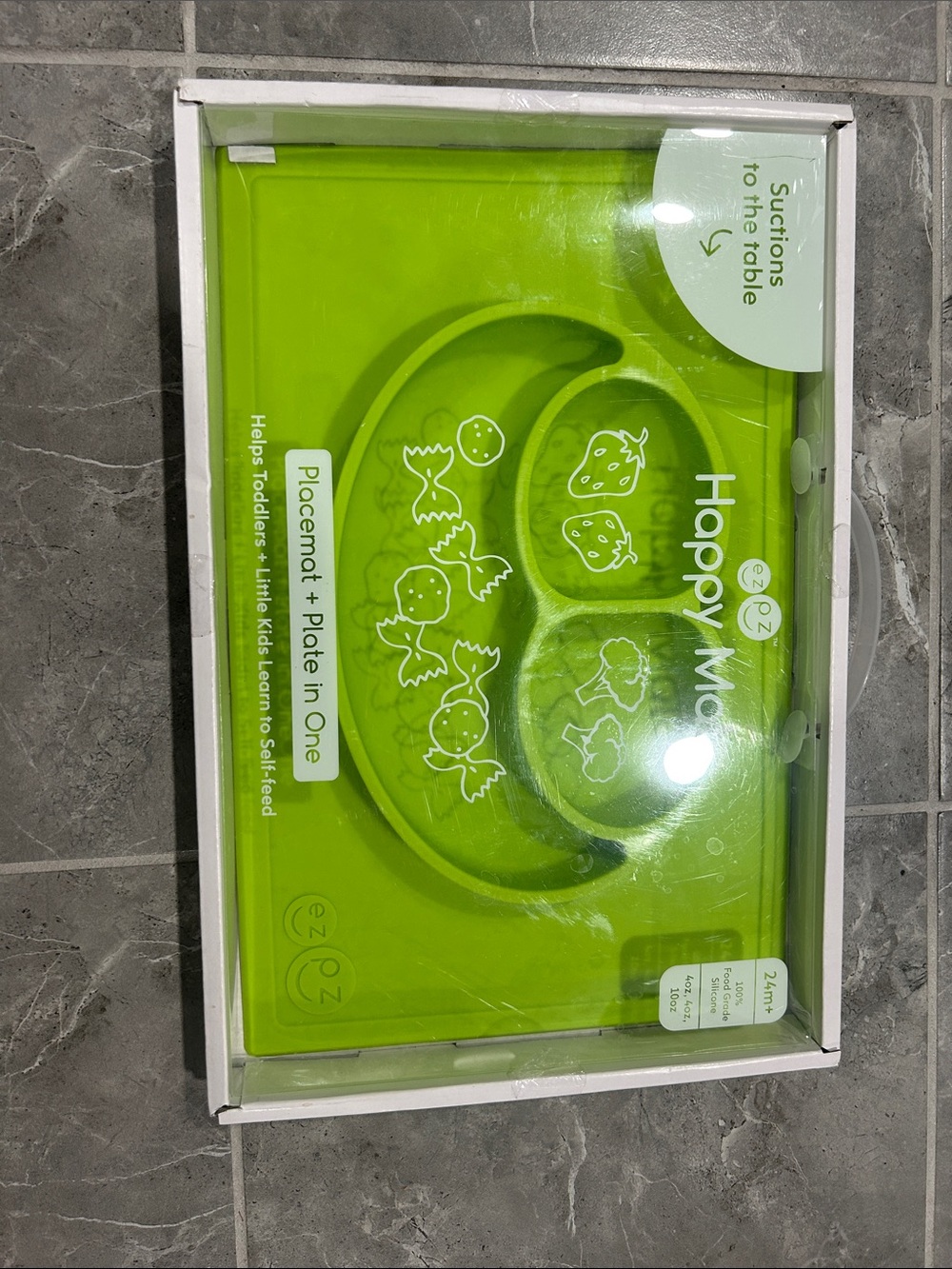 Happy Mat Placemat + Plate in One - Green